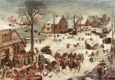 Pieter Bruegel de Oude: De volkstelling van Bethlehem