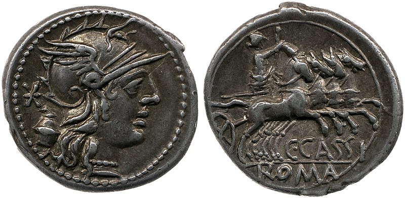 File:Roman coin commemorating the secret ballot law of 137 BC.jpg