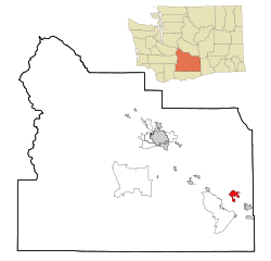 Location of Sunnyside, Washington