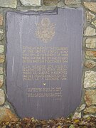 Malmédy memorial, plaquette