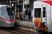 縦列停車の様子（2023年5月）