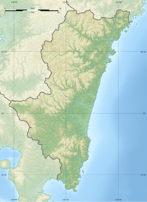 枇榔島の位置（宮崎県内）