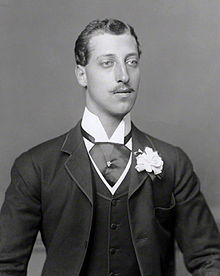 Albert Viktor kolem roku 1880 fotografie od Alexandra Bassana