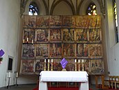 Kopie des Fastentuchs in der Pfarrkirche