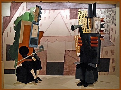 Costumes pour le ballet Parade (1917) d'après Pablo Picasso, Paris, bibliothèque-musée de l'Opéra.