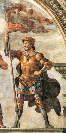 Domenico ghirlandaio, affreschi della sala dei gigli 02 furio camillo.jpg