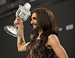 Conchita Wurst, lauréate du concours 2014.