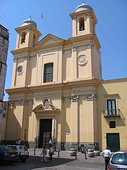 Chiesa dell'Annunziata o Santissima Annunziata (Category:Chiesa dell'Annunziata (Napoli)), vista della facciata