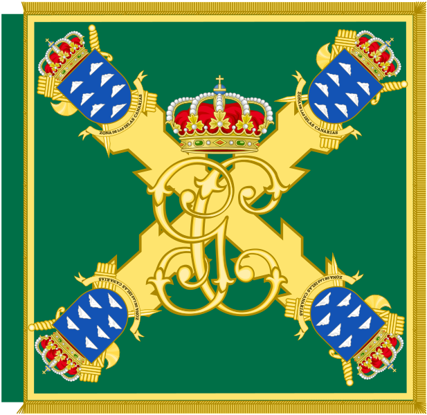 File:Guidon of the 16th Zone of the Guardia Civil - Canary Islands.svg