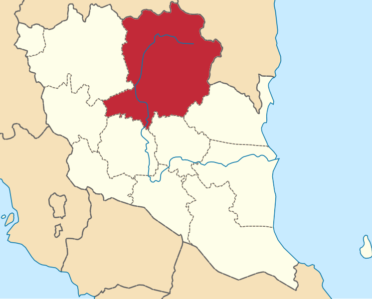 File:Jerantut highlighted in Pahang, Malaysia.svg