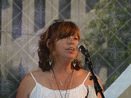 Susan Cowsill performs in New Orleans, Louisiana, 23 April 2014.