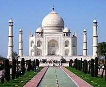 Taj Mahal, em Agra, Índia.