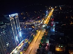 Nightscape of Anshun city in Guizhou, China2.jpg