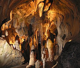 In de Bilsteinhöhle, zgn. Zestig-Reuzen-hal