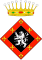 bordura de gules carregada de vuit flors de lis d'or (escut de Foixà)