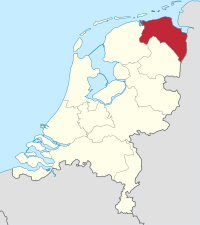 Ligking vaan Friesland in Nederland