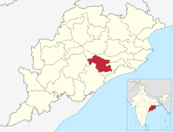 Location in Odisha