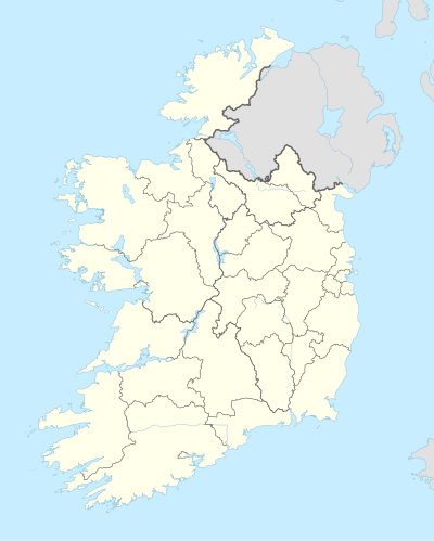 Map of the Republic of Ireland with Killinaskully villages