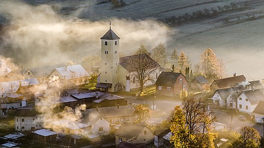 Church of St. Vavrinec, Zliechov by Volodka22