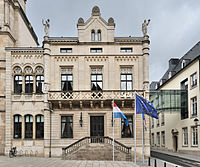 Façade de l’Hôtel de la Chambre des députés.