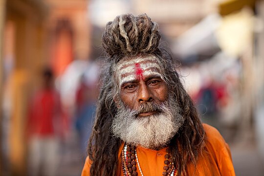 ’n Sadhu van Varanasi