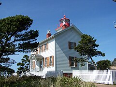 The Yaquina Bay Lighthouse