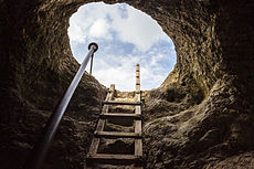 Inside the mine