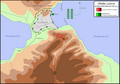 Mappa dell'assedio di Cizico durante la terza guerra mitridatica (74 a.C.)