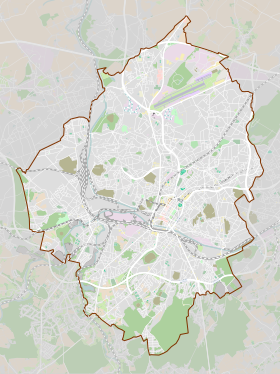 voir sur la carte de Charleroi