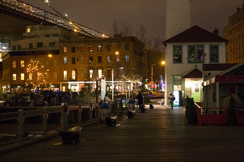 File:DUMBO Brooklyn at night.jpg