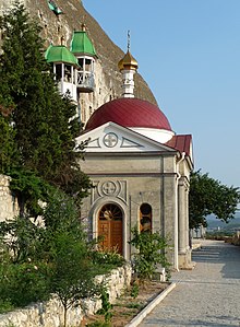 Inkerman orthodox men's cave monastery of St. Clement in 2009