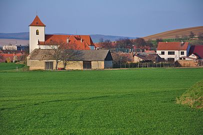 Želetice, église Saint-Jacques le Majeur.