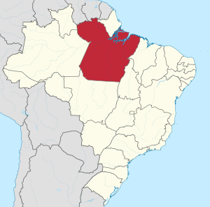 Localização do Pará no Brasil