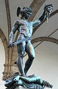 Benvenuto Cellini, Persèu tenent la tèsta de Medusa (1554), Florença