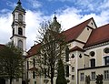 Ravensburg Weissenau Klosterkirche vom Innenhof