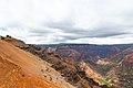 Red sand in Waimea Canyon Park Kauai, Hawaii