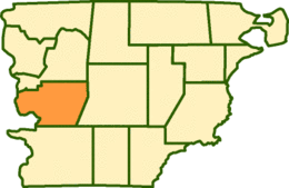 Río Pico – Mappa