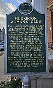 Muskegon Woman's Club state historical marker.jpg