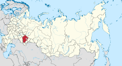 Lage innerhalb Russlands