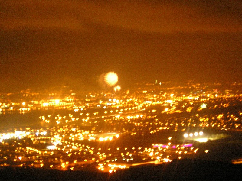 File:Carnmoney Hill by night.JPG