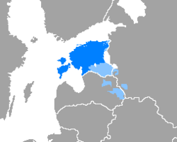 Verspreiding van Estnies