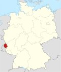 Localização de Bitburg-Prüm na Alemanha