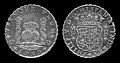 スペイン・ドル硬貨（1739年、メキシコ）