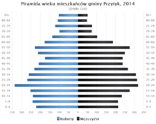 Piramida wieku Gmina Przytyk.png