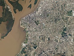 Luftbildaufnahme des Zentrums