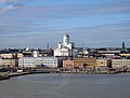 Port i catedral de Hèlsinki, de fons