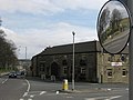 The Holden Arms pub at the junction with Grane Road.