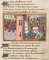 Boergondiërs wat in 1418 die Sint Andreaskruis dra