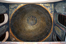 La cúpula de la capilla de San Vittore in Ciel d'oro