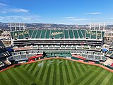 1996 addition of an upper deck largely goes unused and stays covered in tarp